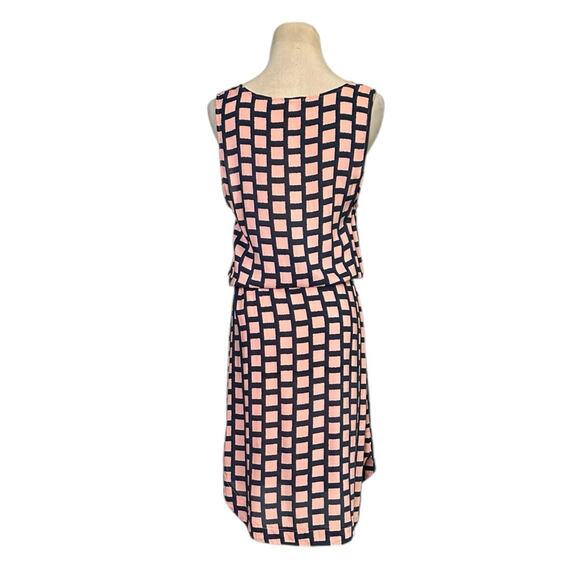 Splendid blue pink sleeveless blouson dress size Medium - Picture 9 of 10